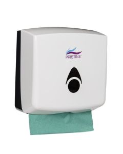 Pristine Myriad Folded Hand Towel Dispenser White [Pack of 1]