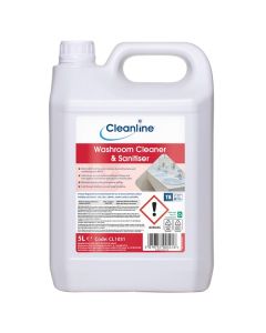 Cleanline Washroom Cleaner & Sanitiser 5 Litre [Pack of 1]