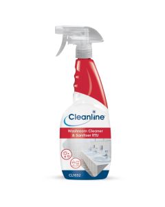 Cleanline Washroom Cleaner & Sanitiser 750 ML [Pack of 6]