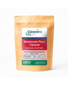 Cleanline Eco Washroom Floor Cleaner Bucket Sachet [Pack of 80]
