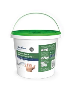 Cleanline Industrial Hand & Surface Cleaning Wipes [Pack of 150]