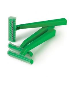 AW Prep Razors With 2 Blades, Protective Cap Non Sterile, Box Of 100