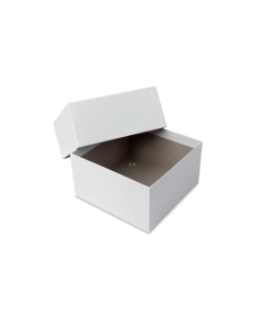 Heathrow Scientific Cardboard Tube Storage Box for 15 and 50 mL Tubes (no partition), White 12606265 [Pack of 10]
