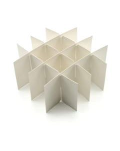 Heathrow Scientific Cardboard Tube Storage Box Partition 16 Well, 50 mL Tubes, White 12616265 [Pack of 10]