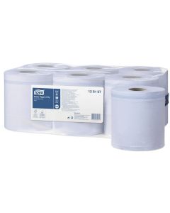 Tork Basic Paper 2 Ply Centrefeed Roll Blue [Pack of 6]