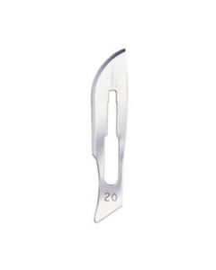 Swann Morton SM0306 Surgical Scalpel Blade No.20 - Stainless Steel - Sterile - Pack of 100