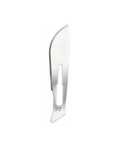 Swann Morton SM0308 Surgical Scalpel Blade No.22 - Stainless Steel - Sterile - Pack of 100