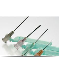 Surguard 2 Safety Needles Hypodermic 23g x 1" Blue [Pack of 100]
