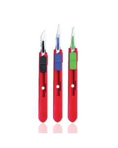 Swann Morton Disposable Scalpels with Retractable Blade No.11