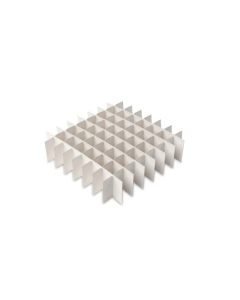 Heathrow Scientific Cardboard Cryogenic Vial Box Partition 64 Well, Array 8 x 8, White 16370756 [Pack of 12]