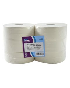 Pristine Maxi Jumbo 2Ply Toilet 76Mm Core Roll 400M [Pack of 6]