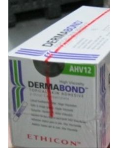 Tissue Adhesives High viscosity dermabond dome tip applicator topical skin adhesive 2-octyl cyanoacrylate [Pack of 12]