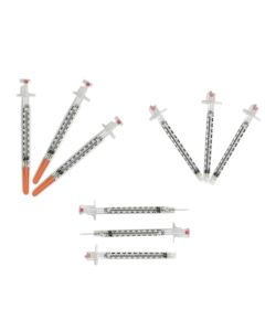 Vanishpoint 1ml Insulin Syringe With U100 29G X 1/2 Needle [Pack of 100] 