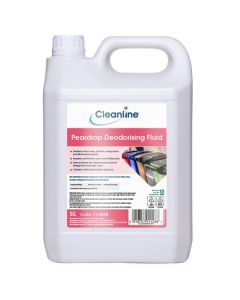 Cleanline Peardrop Deodorising Fluid 5 Litre [Pack of 4]