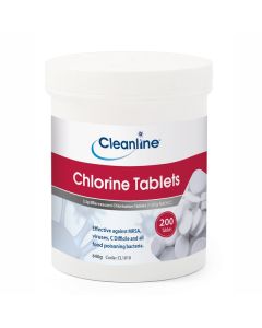 Cleanline Chlorine Tablets 3.2G (1.67G Nadcc) 200 Tablets [Pack of 1]
