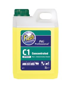 Flash Professional C1 Floor & Delicate Surface Cleaner [Pack of 2]