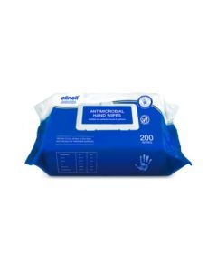 Clinell Antimicrobial Hand Wipes (not individually wrapped) [Pack of 200]