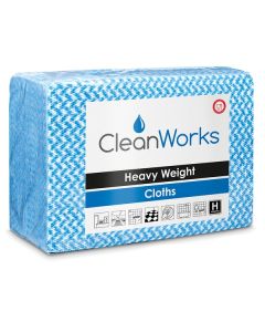 Cleanworks Proclean Heavy-duty Cleaning Cloth Blue [Pack of 25]