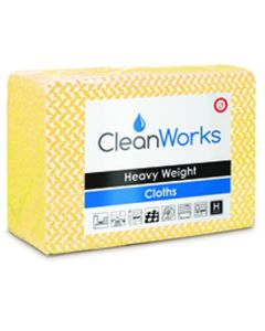 Cleanworks Proclean Heavy-duty Cleaning Cloth Yellow [Pack of 25]