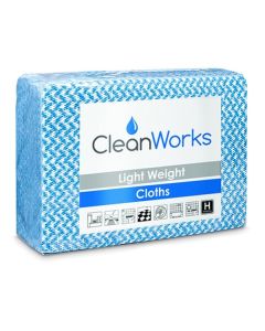 Cleanworks General-purpose Cleaning Cloth Blue [Pack of 100]