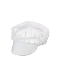 White mesh coverall hat