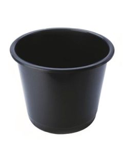 Waste Bin Polypropylene 14 Litres - Black [Pack Of 1]