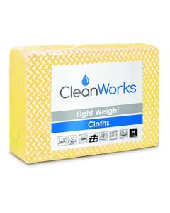 Cleanworks General-purpose Cleaning Cloth Yellow [Pack of 100]