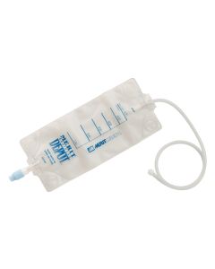 Merit Drainage Depot  600ml PVC Bag With Large Bore Tubing Drape [Box of 20]