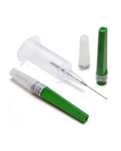 BD 301746 Flashback Blood Collection Needles 21G x 1" Green [Pack of 50] 