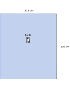 3M Steri-Drape 9001 Drape Orthopaedic 228x300mm Aperture [PACK OF 20]