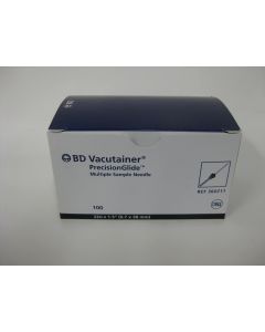 BD 360211 Multi-sample Needles 22G x 1.5" Black [Pack of 100] 