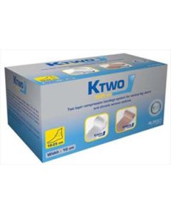 UrgoKTwo 2 Layer Compression Kit Leg Ulcers 25–32cm Ankle 10cm Bandages [Pack of 1]