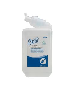 6342 Scott Control Frequent Use Foam Hand Cleanser Refill Cassettes Clear 1 Litre [Pack of 6]