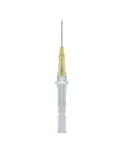 Peripheral Intravenous Cannula Non-winged Yellow 24g x 19mm PUR [Pack of 1]