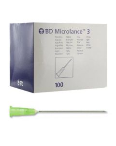 BD 304432 Microlance Hypodermic Needle 21G x 1.5" Green [Pack of 100] 