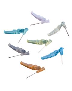 Jelco Hypodermic Needle-Pro Edge 19g x 1.5 (38mm) with Cream Safety Device [Pack of 100]