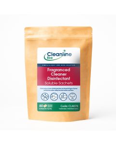 Cleanline Eco Cleaner Disinfectant Fragranced Sachet [Pack of 80]