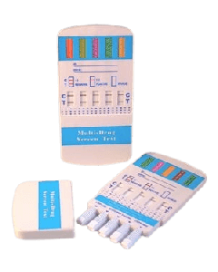 Urine Drug Test Panel 8-Parameter Rapid Screening for AMP, BZO, COC, MET, MTD, OPI, THC [Pack of 25]