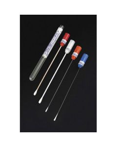 Sterilin Transport Swab Dry Wood Shaft Albumin Coated Yellow Cap [Pack of 100] 