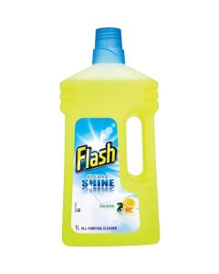 Flash All Purpose Lemon 1 Litre [Pack of 6]