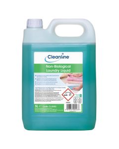 Cleanline Non-biological Laundry Liquid 5 Litre [Pack of 1]