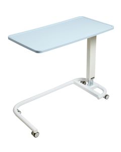 Over Bed Table, C-Shaped Base, Recessed High Impact PVC Top