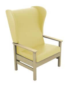 ﻿﻿﻿﻿﻿Atlas High-Back 40st Bariatric Arm Chair - (Anti-bacterial Vinyl)