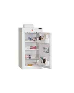 ﻿Medicine Cabinet, 3 shelves/2 door trays, 1 door [Pack of 1]