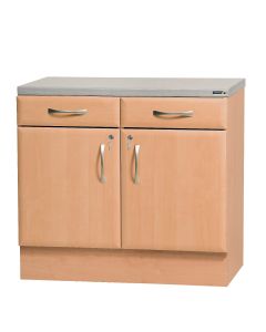 ﻿100cm Drawerline Cabinet - Beech Finish