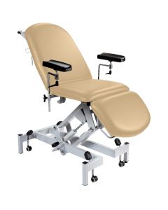 Fusion Drop End Multi-Discipline Couch, Hydraulic Height Adjustment, Gas Assisted Head and Foot Sections
