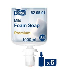 Tork Mild Foam Soap 1000 ML [Pack of 6]
