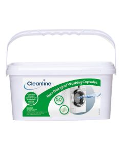 Cleanline Non-biological Washing Capsules [Pack of 50]