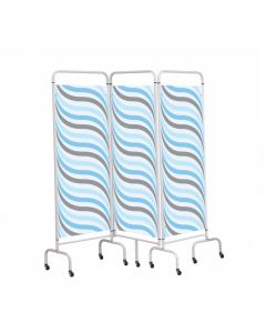 Three Panel Screen - Wave [Pack of 1]