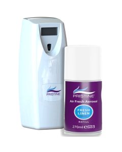 Pristine Air Fresh Starter Pack With Fresh Linen 270 ml [Pack of 1]